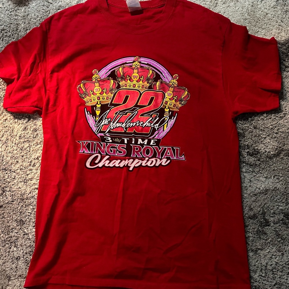 red car graphic tee shirt